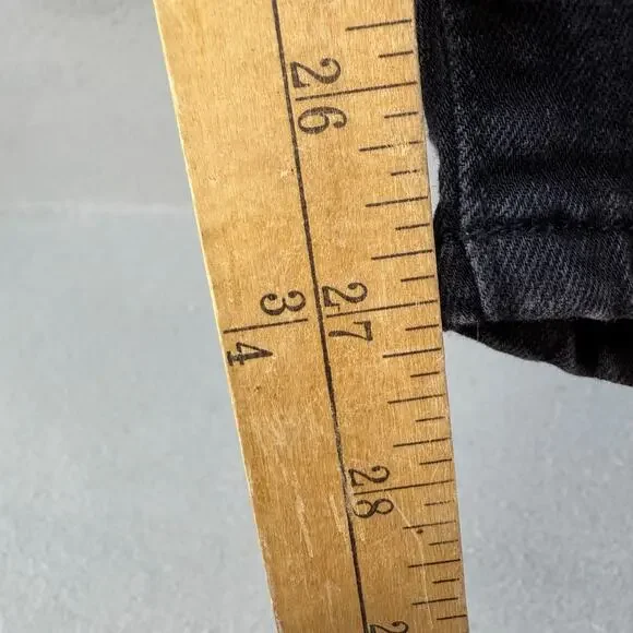 Good American Jeans Women's 4/27 Black Good Legs Skinny Preppy Normcore - Picture 11 of 12